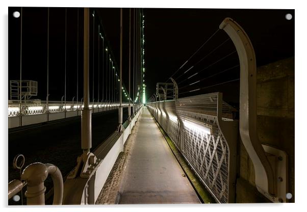 Sidewalk Clifton Suspension Bridge, Bristol Acrylic by Dean Merry