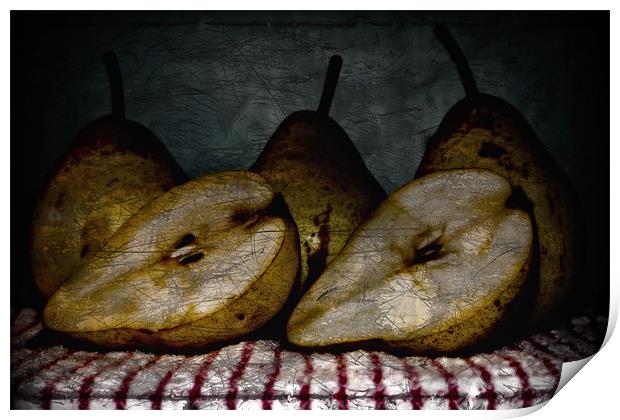 Pears Print by Simon Gladwin
