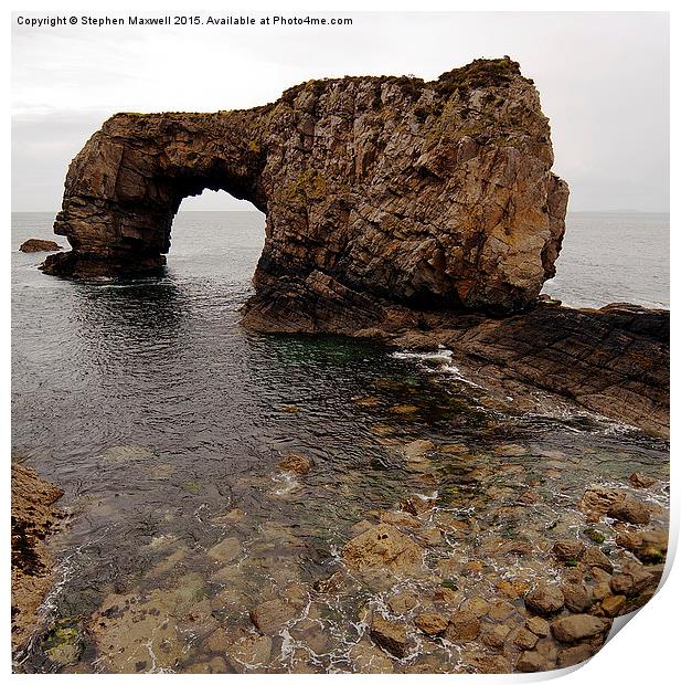  Great Pollet Sea Arch Print by Stephen Maxwell