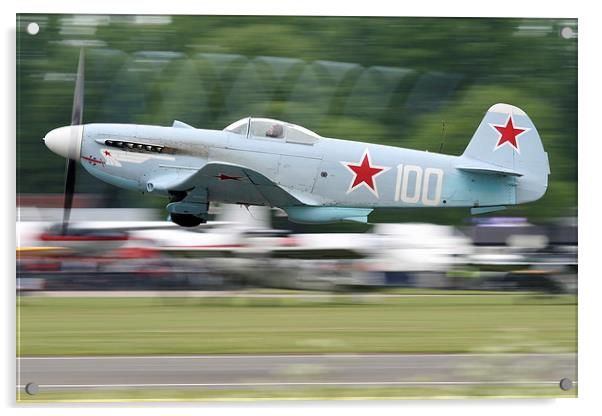  Yak-3 Takeoff Acrylic by Rachel & Martin Pics