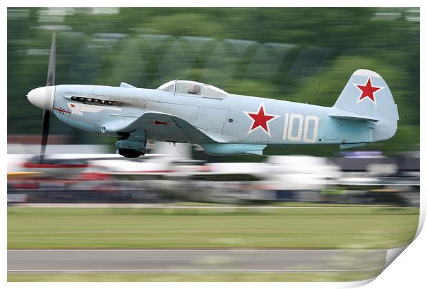  Yak-3 Takeoff Print by Rachel & Martin Pics