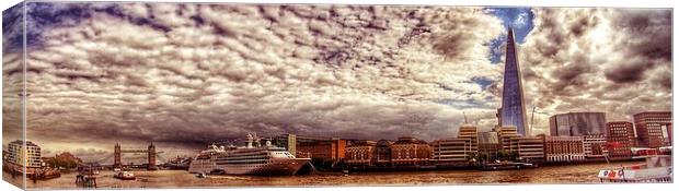  Thames Panorama Canvas Print by Scott Anderson