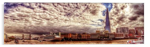  Thames Panorama Acrylic by Scott Anderson