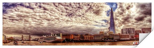  Thames Panorama Print by Scott Anderson