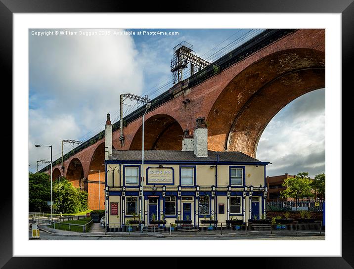  The Stockport Viaduct  Framed Mounted Print by William Duggan