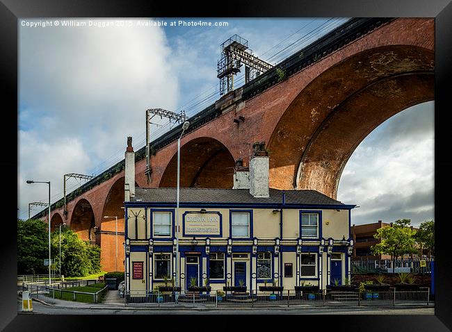  The Stockport Viaduct  Framed Print by William Duggan