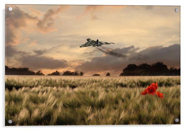 Final Vulcan Flight Acrylic by J Biggadike