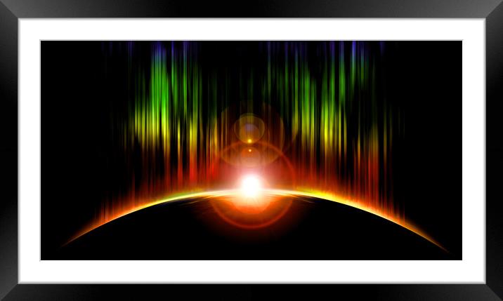  Solar Eclipse Framed Mounted Print by Svetlana Sewell