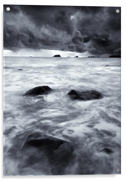 Turbulent Seas Acrylic by Mike Dawson
