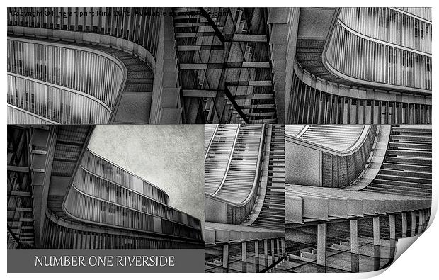  Number one Riverside, Rochdale Print by Fine art by Rina