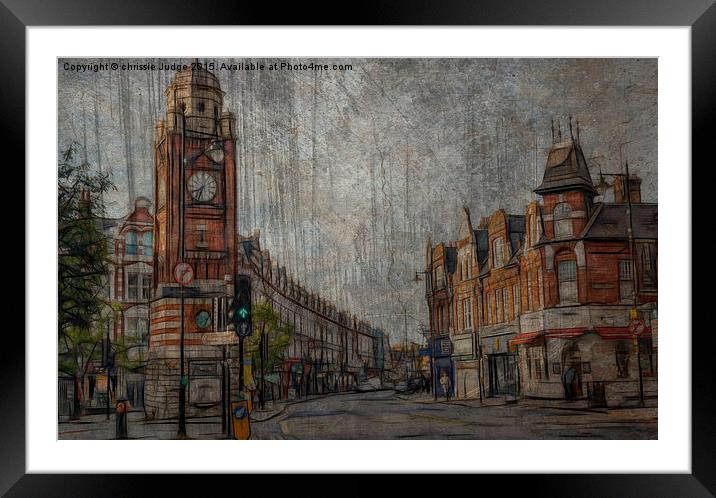 life in crouch end  Framed Mounted Print by Heaven's Gift xxx68