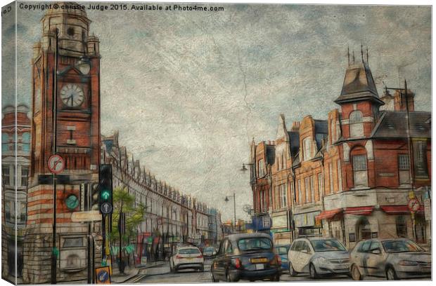  crouch end North london Canvas Print by Heaven's Gift xxx68