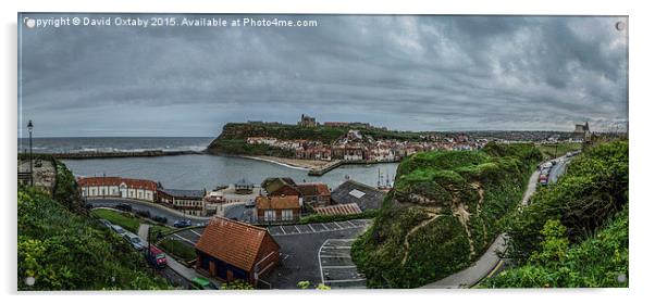   Whitby Panorama Acrylic by David Oxtaby  ARPS