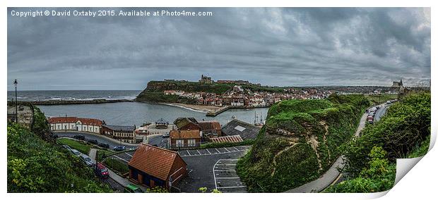   Whitby Panorama Print by David Oxtaby  ARPS