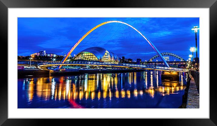Sparkling City Framed Mounted Print by Naylor's Photography
