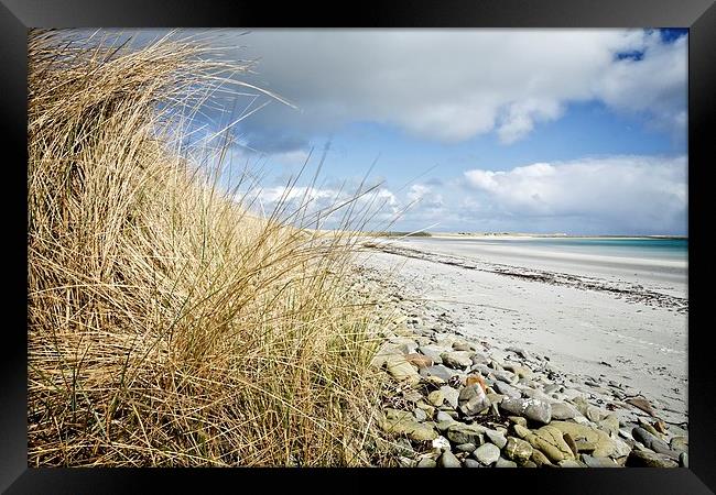 Serenity at Bay of Tresness Framed Print by P D