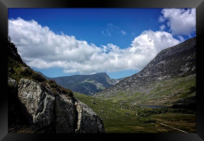 Majestic Snowdonia Framed Print by P D