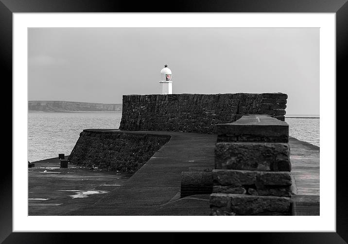 Porthcawl Lighthouse Framed Mounted Print by Dean Merry