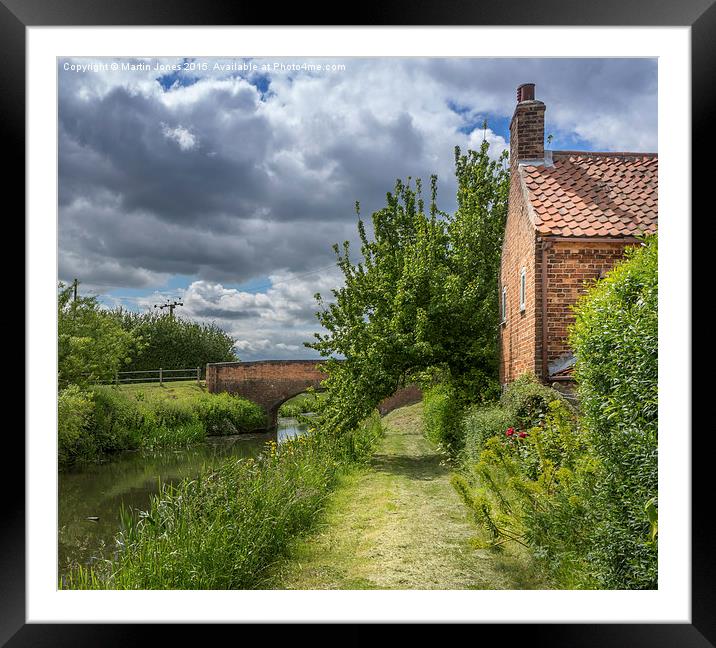  Middle Bridge, Gringley on the Hill. Framed Mounted Print by K7 Photography