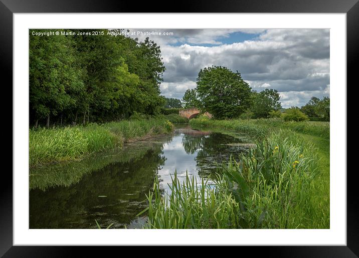  Clayworth on the Chesterfield canal Framed Mounted Print by K7 Photography