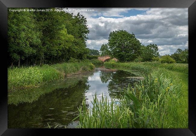  Clayworth on the Chesterfield canal Framed Print by K7 Photography