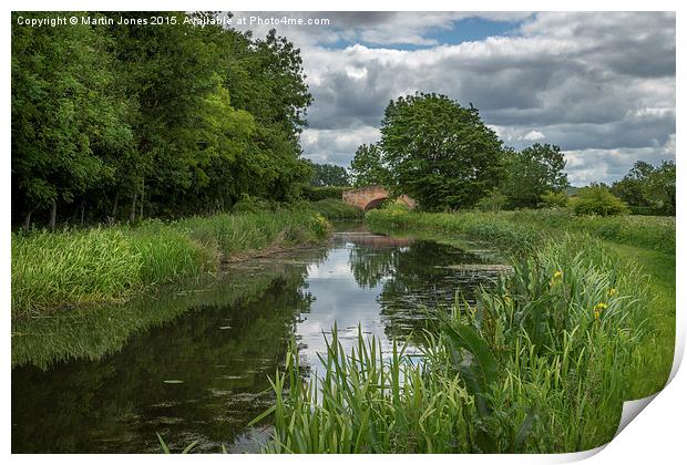  Clayworth on the Chesterfield canal Print by K7 Photography