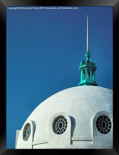  The Dome, Spanish City Framed Print by Alexander Perry