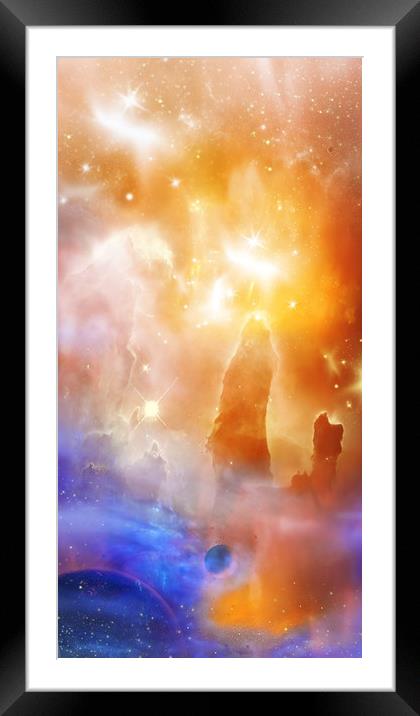  Nebula Framed Mounted Print by Svetlana Sewell