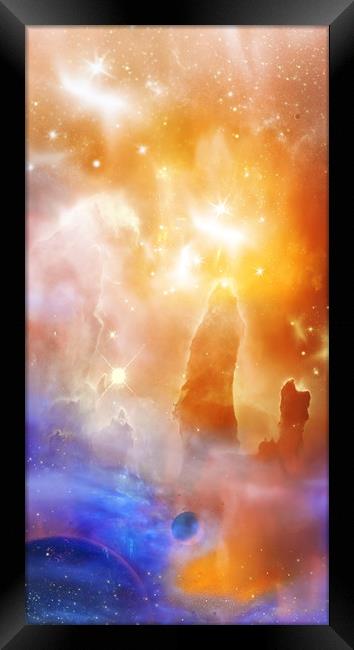  Nebula Framed Print by Svetlana Sewell