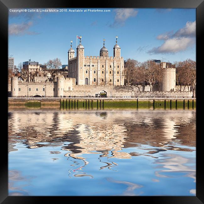  Tower of London Framed Print by Colin & Linda McKie