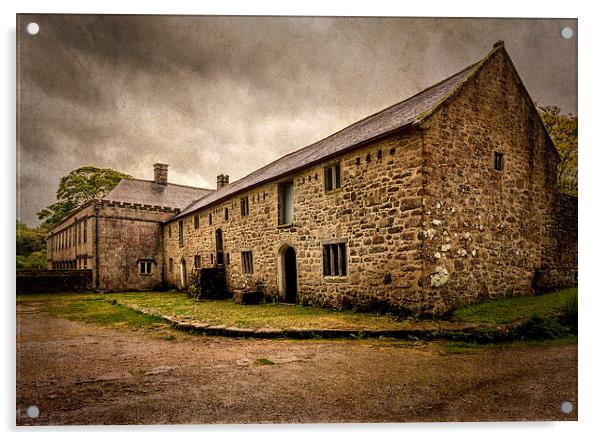 The long Barn Acrylic by John Baker