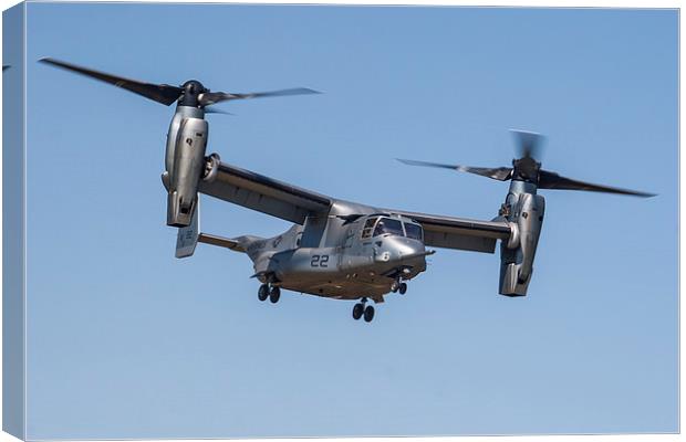  Boeing V22 Osprey Canvas Print by Oxon Images