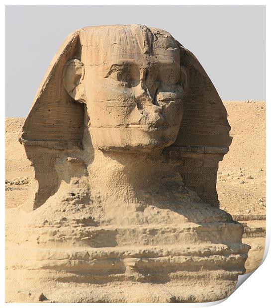 Great Sphinx of Giza 4 Print by Ruth Hallam
