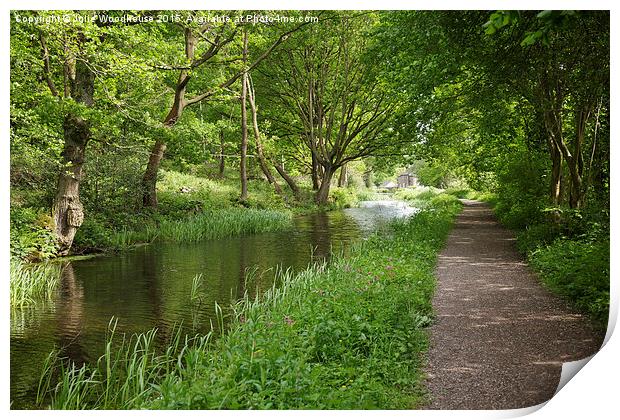 Cromford Canal Print by Julie Woodhouse