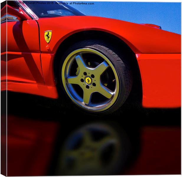  Ferrari Canvas Print by Thanet Photos