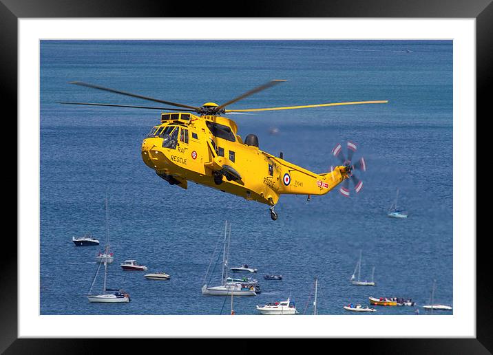  Westland Sea King HAR3A Framed Mounted Print by Oxon Images