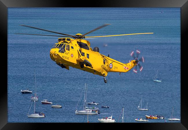  Westland Sea King HAR3A Framed Print by Oxon Images