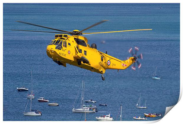  Westland Sea King HAR3A Print by Oxon Images