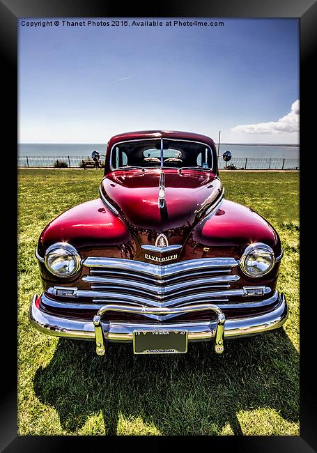  1947 Plymouth Special Deluxe Framed Print by Thanet Photos