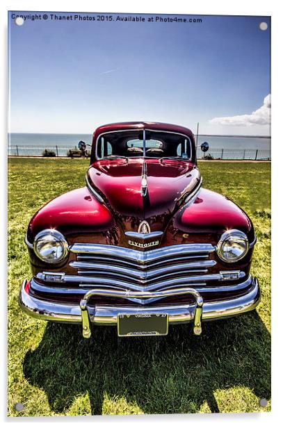  1947 Plymouth Special Deluxe Acrylic by Thanet Photos