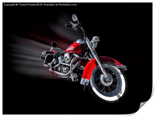  harley davidson heritage special Print by Thanet Photos