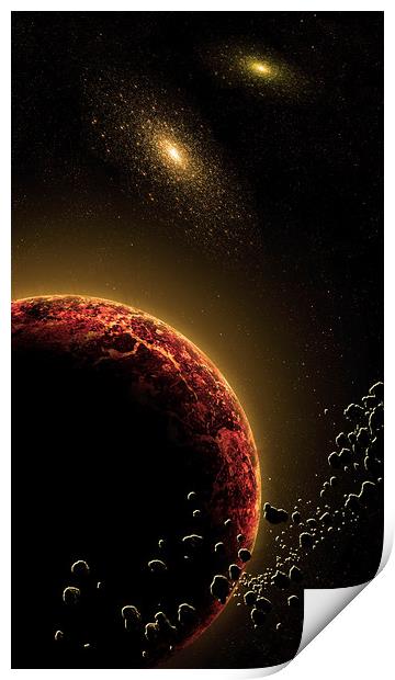  Dark Matter Print by Svetlana Sewell
