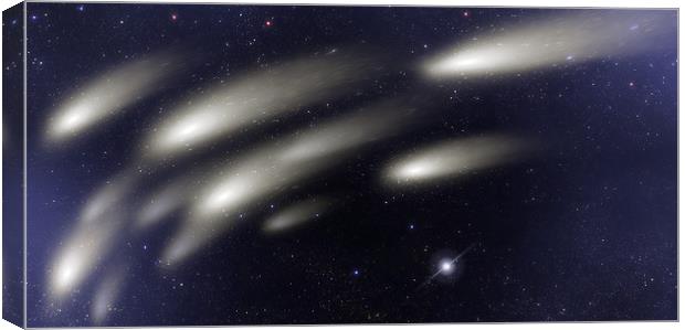  Meteors Canvas Print by Svetlana Sewell