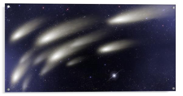  Meteors Acrylic by Svetlana Sewell
