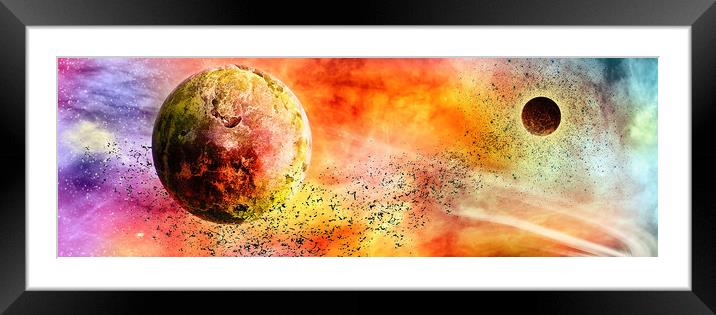  Space Dust Framed Mounted Print by Svetlana Sewell
