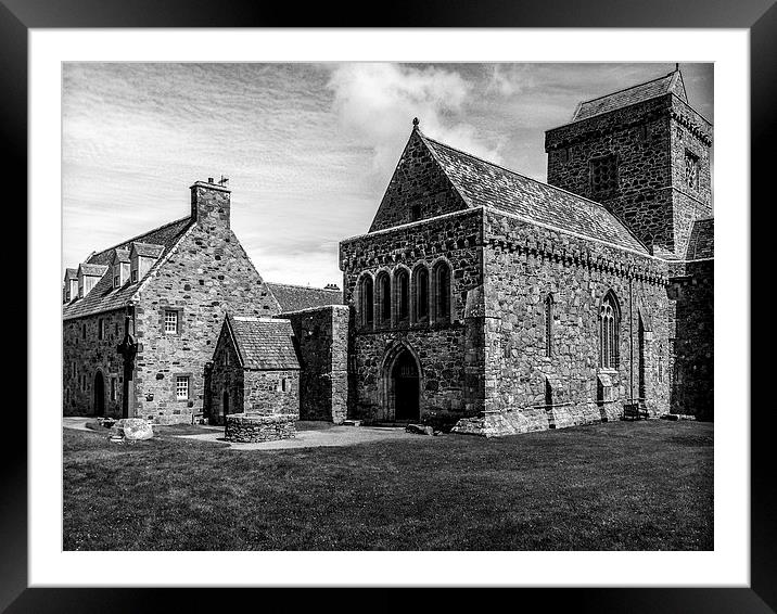The Abbey on The Isle of Iona Framed Mounted Print by Naylor's Photography