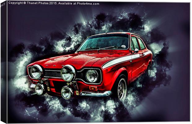 Ford Escort Mexico RS2000 Canvas Print by Thanet Photos