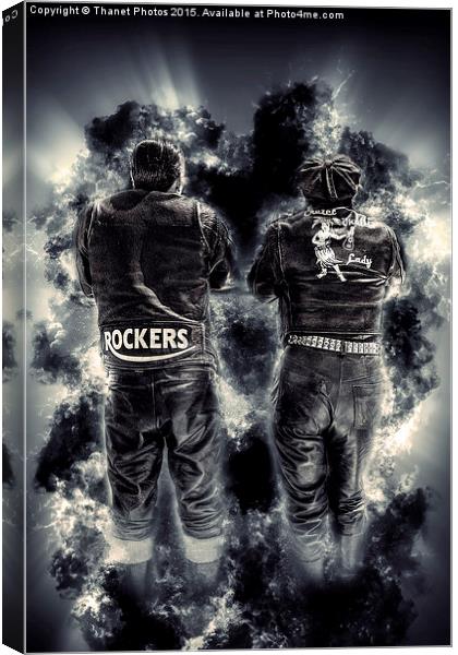  Old rockers never die Canvas Print by Thanet Photos