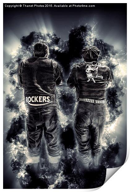  Old rockers never die Print by Thanet Photos