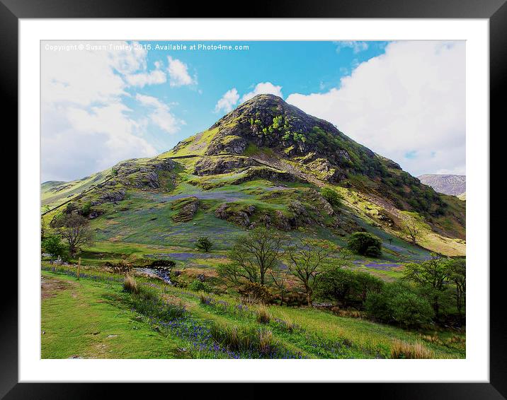 Rannerdale Knotts Framed Mounted Print by Susan Tinsley